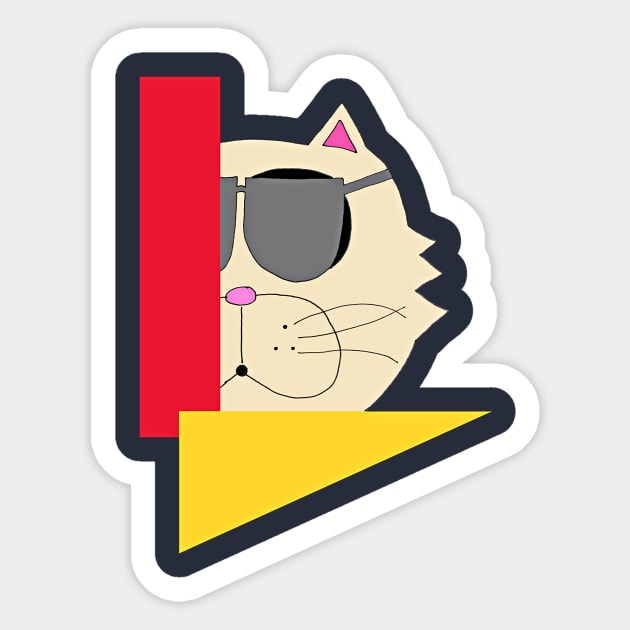 Glen Kitten Glen Ross Sticker by KittenMiylk